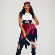 Disfraz Pirata Red Sea / Mujer Adulto